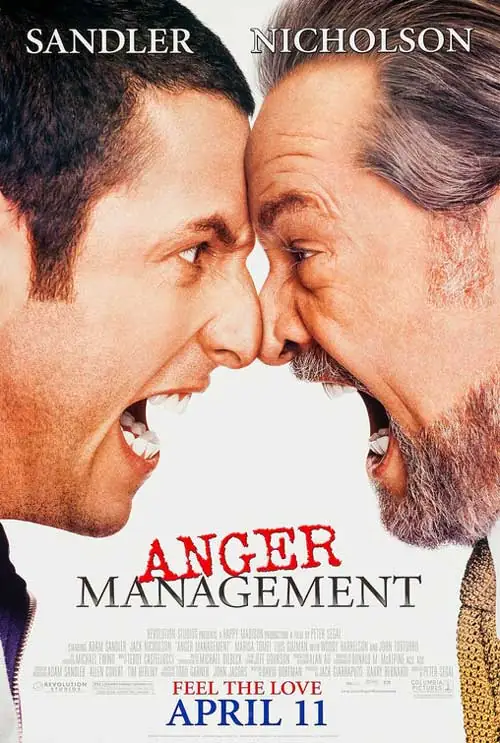 2003 онд нээлтээ хийсэн «Anger Management» киноны постер