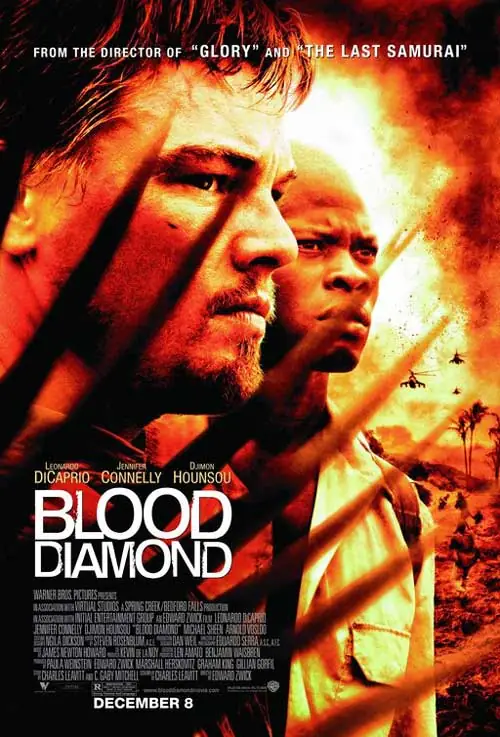 2006 онд нээлтээ хийсэн «Blood Diamond» киноны постер