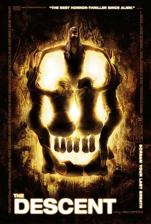2005 онд нээлтээ хийсэн «The Descent» киноны постер