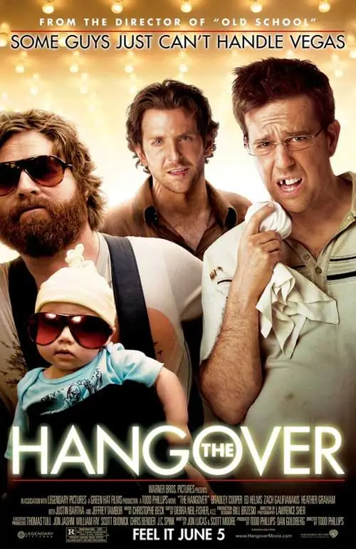 2009 онд нээлтээ хийсэн «The Hangover» киноны постер