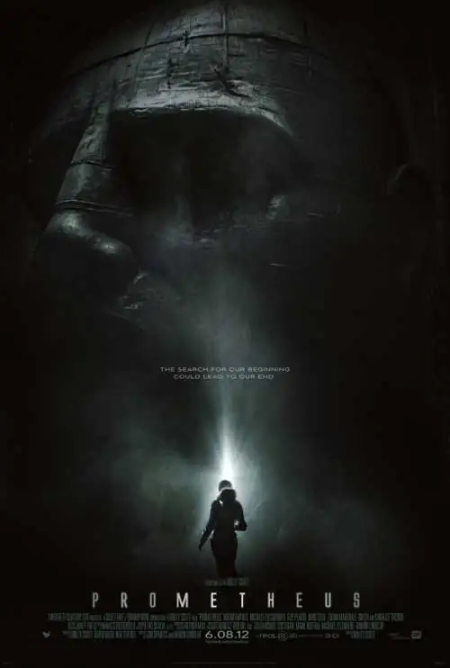 2012 онд нээлтээ хийсэн «Prometheus» киноны постер